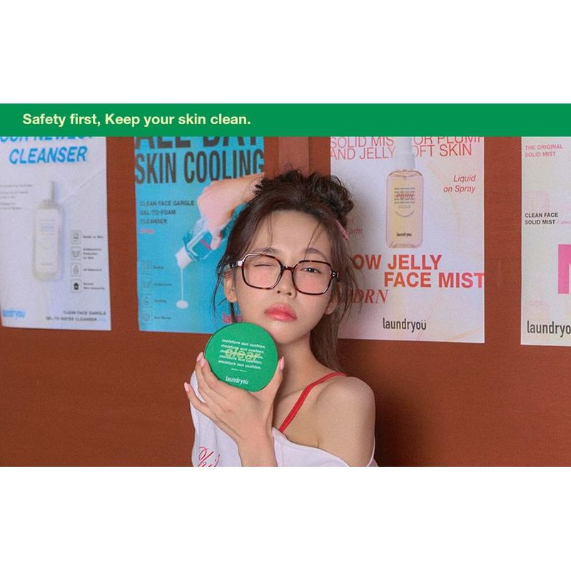 Laundryou Увлажняющий Солнцезащитный Кушон Clear