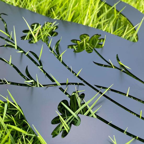 Cat Metal Garden Stake Personalized Weatherproof Cat Silhouette Yard Stake Outdoor Decor Ground Insert for Yard Patio Garden Lawn