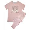 Girls Once Upon A Dream Hearts Short-Sleeved Long Pyjama Set