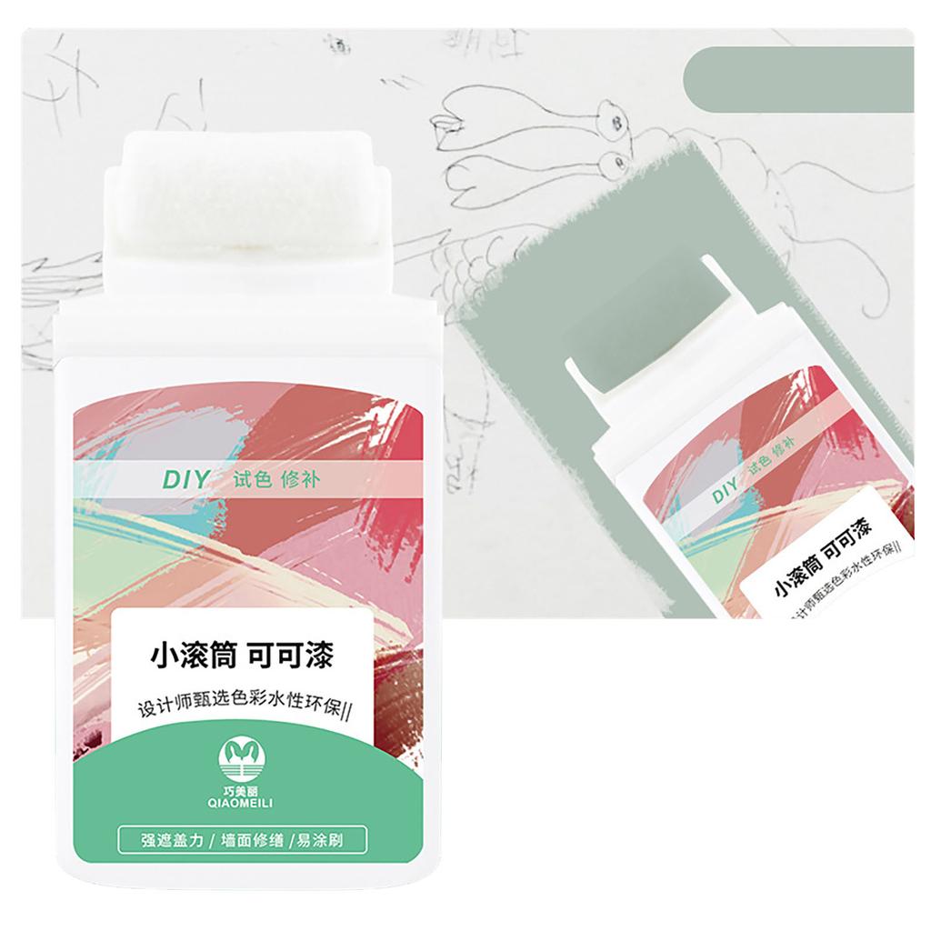 Набор для покраски стен, валик для нанесения краски на отверстия в стене, средство для ремонта стен с валиком, набор для покраски стен, быстросохнущая паста для краски для стен, 100 мл