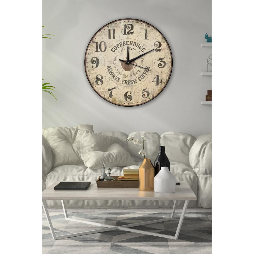 Retro Design Wall Clock 45x45cm