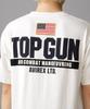 AVIREX ФУТБОЛКА С ПАТЧЕМ И ПРИНТОМ TOP GUN мужская 2XL 030 белая 783-3934013