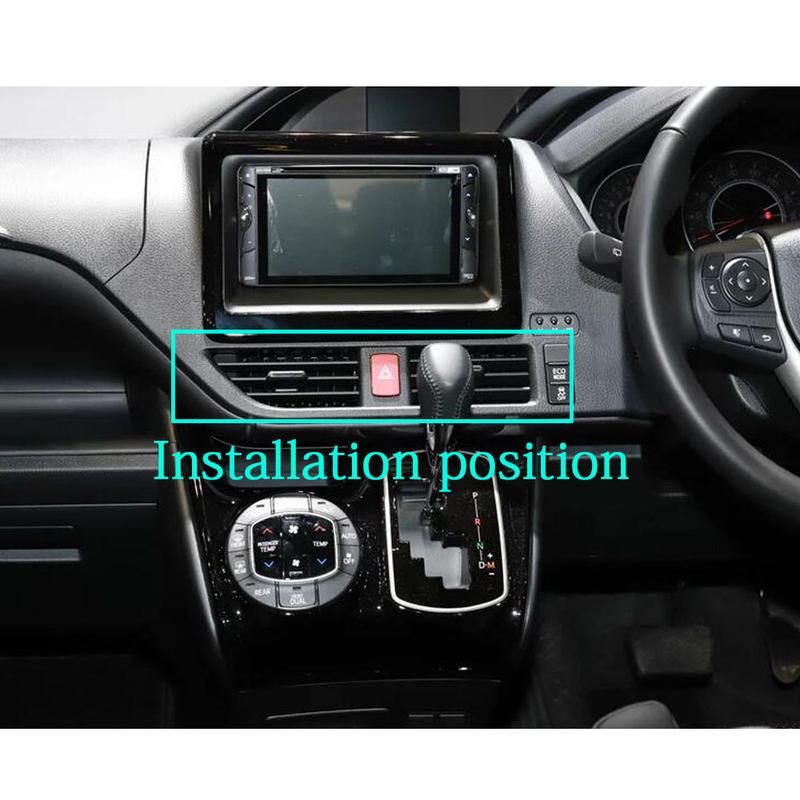 For Toyota Noah Voxy 80 Series 2015 2016 2017 2018 Car Sticker Console Panel Decoration Cover Outlet Vent Trim