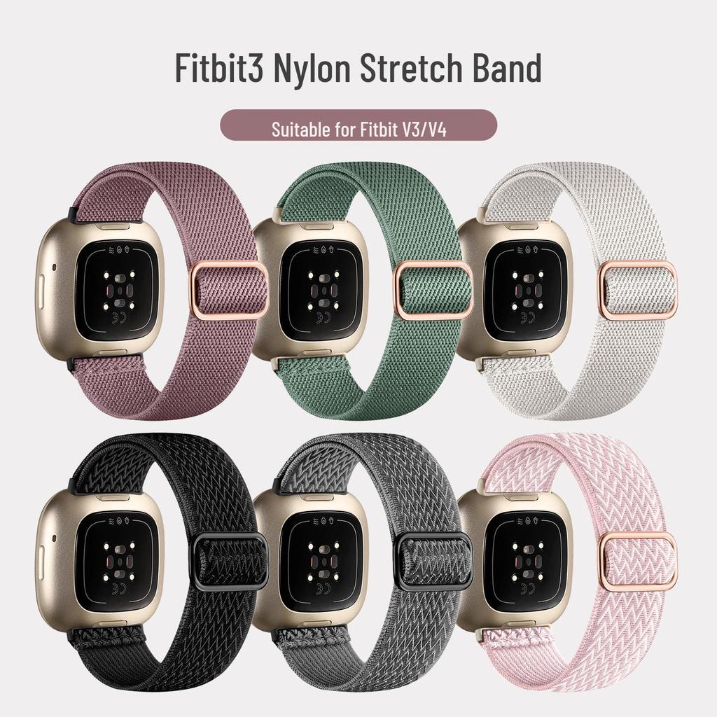 Нейлоновый спортивный ремешок с пряжкой для Fitbit Versa 3/4