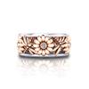Elegant Sunflower Dragonfly Hollow Shiny Metal Finger Ring Women Jewelry Xmas Gift