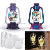 Artistic Resin Casting Mold Flexible Reusable Moulds Resin Oil Lamp Silicone Molds for Making Bedside Camping Lights