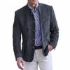 Европейско-американская ретро замшевая рабочая куртка: Мужской винтажный повседневный костюм