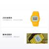 Casio Серия G-SQUAD цифровой дисплей четкий и лаконичный маленький квадрат кварцевый механизм ремешок из смолы японские и корейские часы мужские часы серый DW-5600CU-9