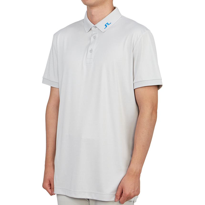 J.Lindeberg Logo Pullover Short Sleeve Polo Shirt Men polo shirts Gray GMJT07624-U199