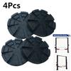 Round Black Rubber Arm Pads for BendPak / Danmar Car Lift New Set of 4pcs