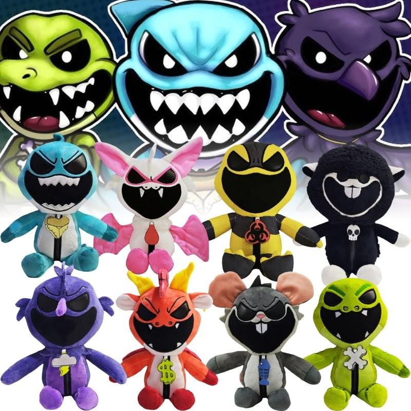 Кошмарные зверюшки Очаровательная плюшевая игрушка «Черная овечка» Мягкая и приятная на ощупь 25 см Фигурка животного