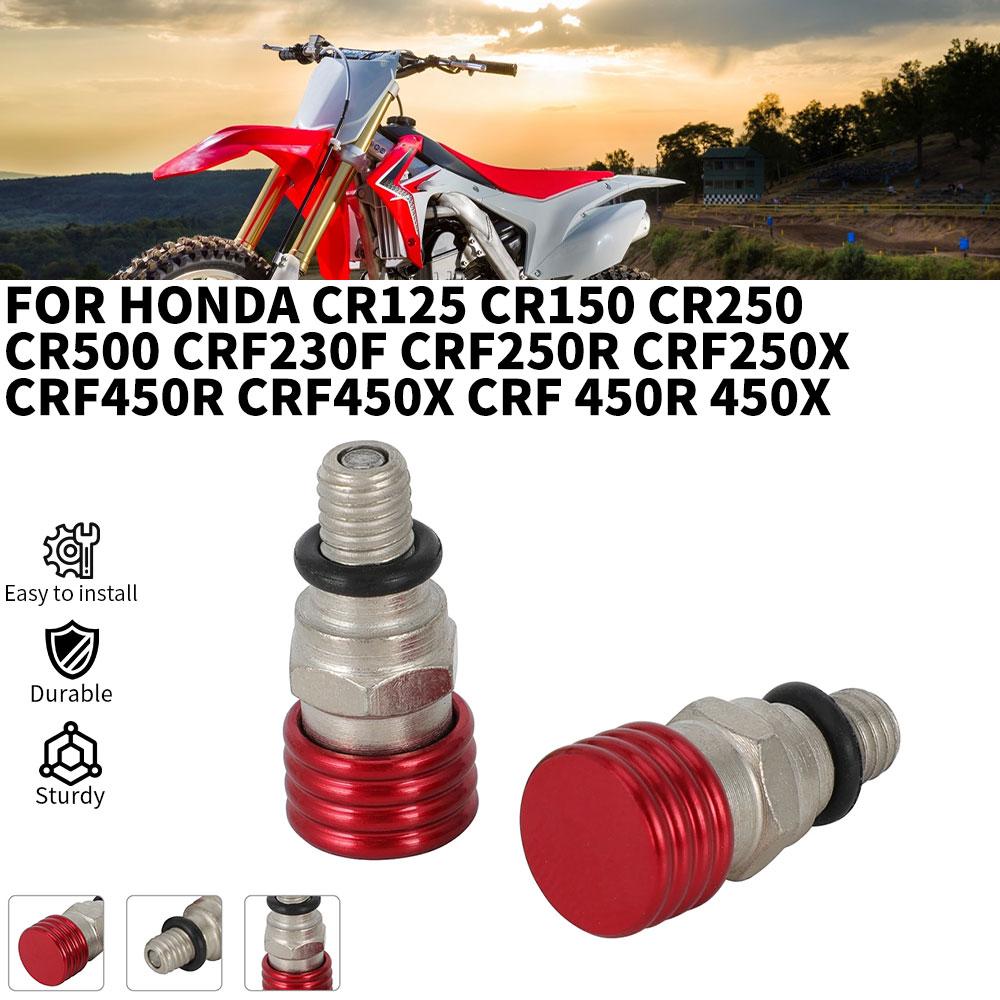 M5 0.8MM Fork Air Bleeder Relief Valve For HONDA CR125 CR150 CR250 CR500 CRF230F CRF250R CRF250X CRF450R CRF450X CRF 450R 450X