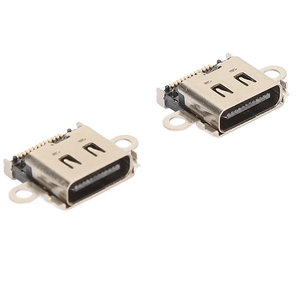 2Pcs Replacement Type C Charging Port for Switch Lite USB C Console Dock Connector Charger Socket Port for Switch Lite