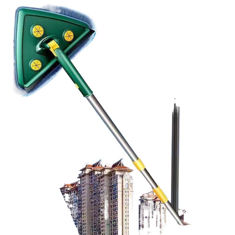 Треугольная швабра: Легкое чистящее средство для разных поверхностей: кухни, потолка, плитки, пола и стен