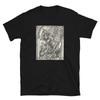 Archangel Michael Slaying the Devil Graphic T-Shirt Tops Tee - Divine Battle Tee