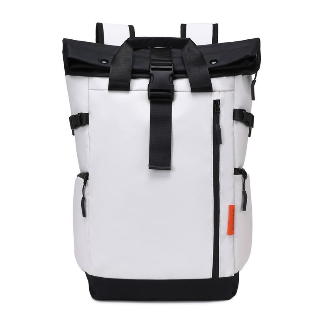 Backpack Unisex Oxford Multi Compartment Large Capacity for Outdoor Travel and Daily Use