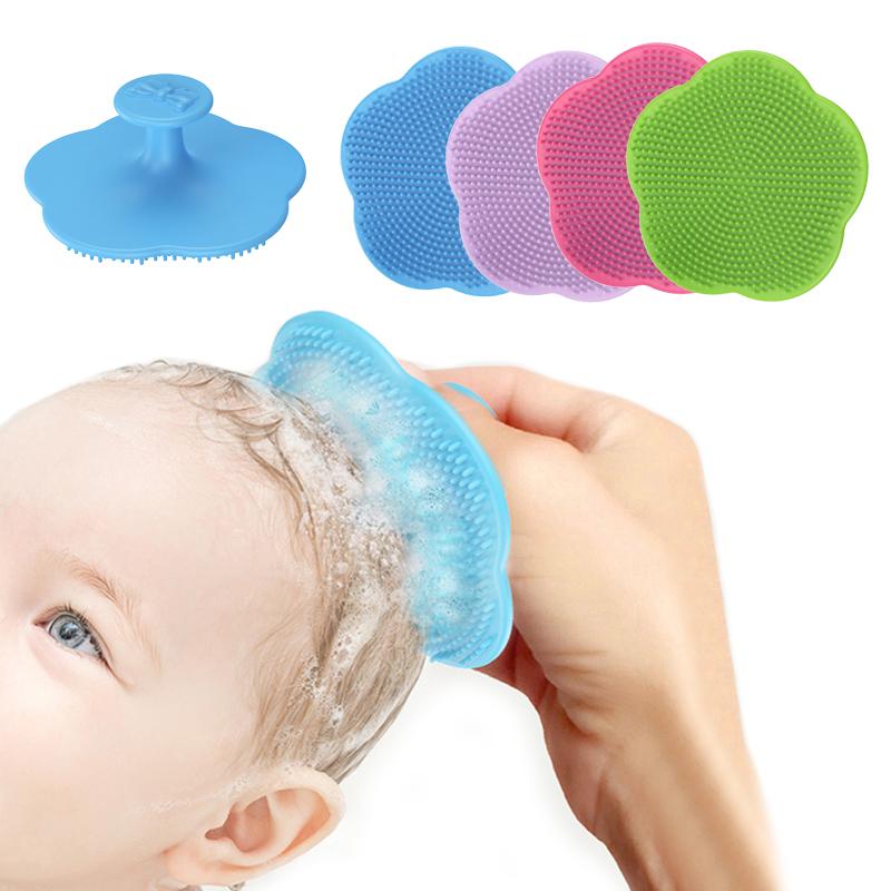 1PC Baby Care Accessories Fetal Head Fat Comb Infant Bathing Soft Comb Newborn Hair Cleaning Supplies Infant Comb Head Massager