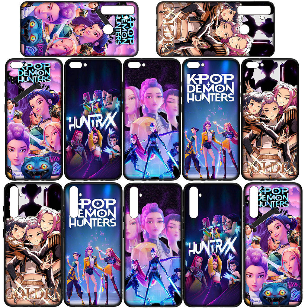 Чехол для телефона для iPhone 17 16 15 Plus X Huawei P30 P20 Lite Redmi Note 14 12 11 13 Pro Max OPPO A60 A80 A40 A18 Mira KPop Zoey Demon Rumi Hunter X
