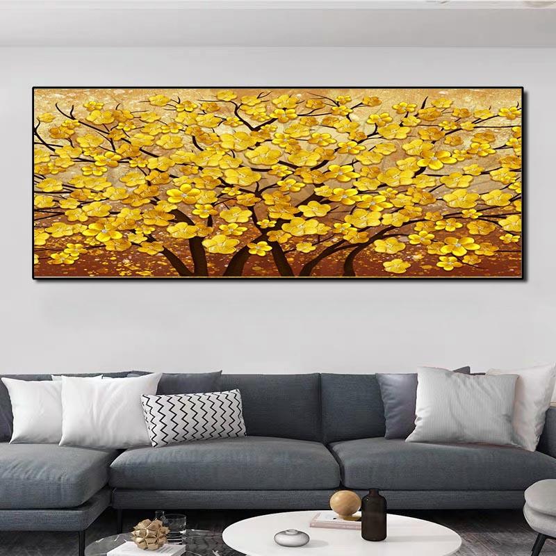 Абстрактное богатое дерево, скандинавские постеры и принты, акварель, холст, живопись, настенные художественные картины для гостиной, домашний декор, Куадрос
