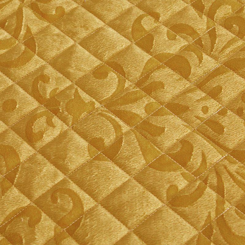 3 шт. Кружевная стеганая юбка для кровати из кристального бархата Трехпредметный набор для осенне-зимнего тепла Коралловый флис Покрывало на кровать Утолщенный флис Покрывало на кровать