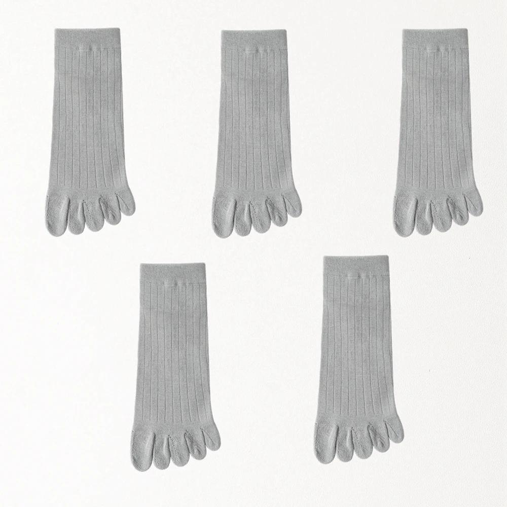 5 пар летних носков с пятью пальцами для мужчин, тонкие хлопковые носки с пальцами, низкие носки до щиколотки, спортивные носки высокого качества