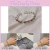 Chic Iron Geometric Summer Bracelet For Women With Zircon Crystals Fashionable And Trendy