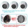6PCS Kitchen Bathroom Sink Faucet Aerator Replacements Cache Aerators with 2 Key Removal Wrench Tool