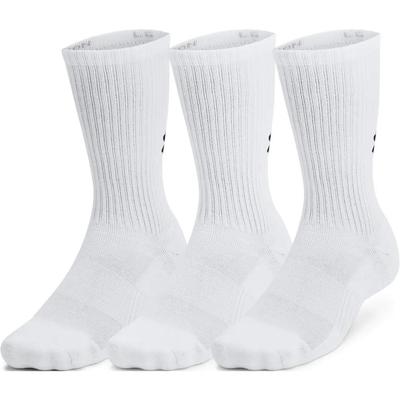 Under Armour Носки с манжетой Унисекс 3 пары Белые 1386311-100
