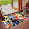 Crystal Velvet Rug Custom Name Text, Soft Non Slip Floor Mat Home DecorTintin