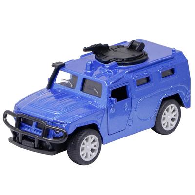 Бронированный автомобиль-цистерна с откатным механизмом, игрушечная машина для детей, литая под давлением модель автомобиля с открывающимися дверями, игрушечный автомобиль для девочек и мальчиков