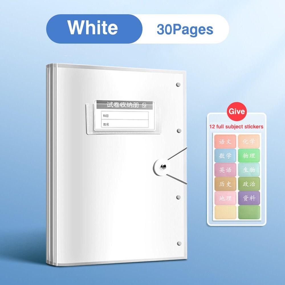 Waterproof A3 File Folder Large Capacity Storage Booklet High Quality Document Bag Student