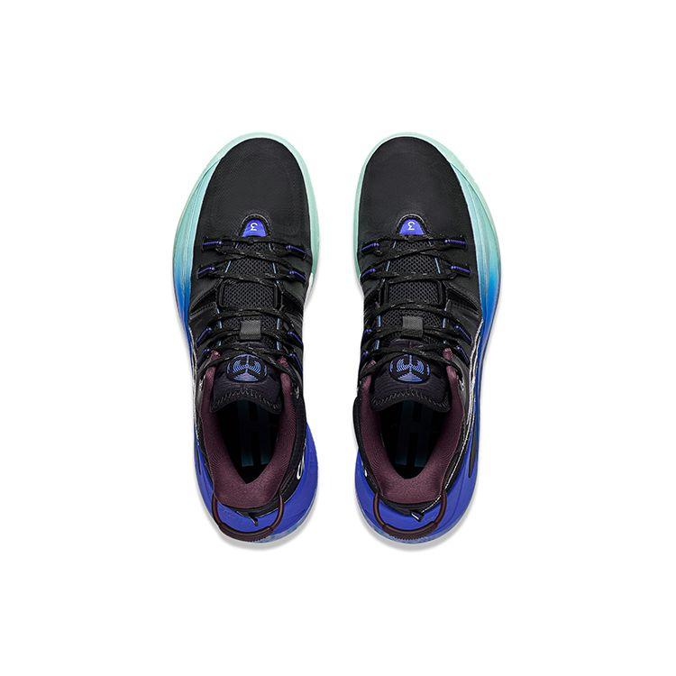 Баскетбольные кроссовки Li Ning CJ-2 из ткани с амортизацией, прочные, низкие, мужские, черные, ABAS001-7