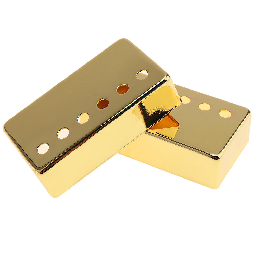 2pcs/set Metal Guitar Humbucker Pickup Cover 50 / 52mm for LP Guitar 2 Colors Optional