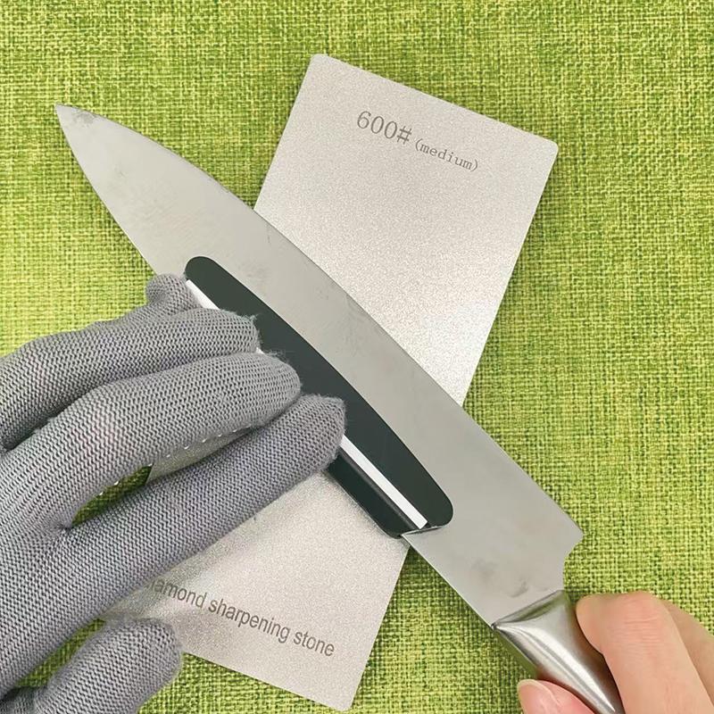 Double Side Diamond Sharpening Stone Knife Sharpener Grit 180-2000# Grindstone Diamond Tools Fine Grinding Whetstone 170*75MM