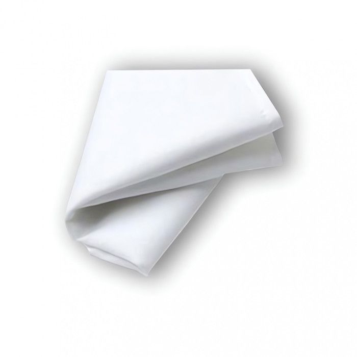 Lot de 3 serviettes en coton 45x45 cm PANAMA blanc, par Soleil d'Ocre