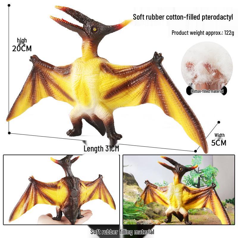 Dinosaur Model Set: T. Rex, Spinosaurus, Mosasaurus, Stegosaurus, Triceratops Cognitive Toys