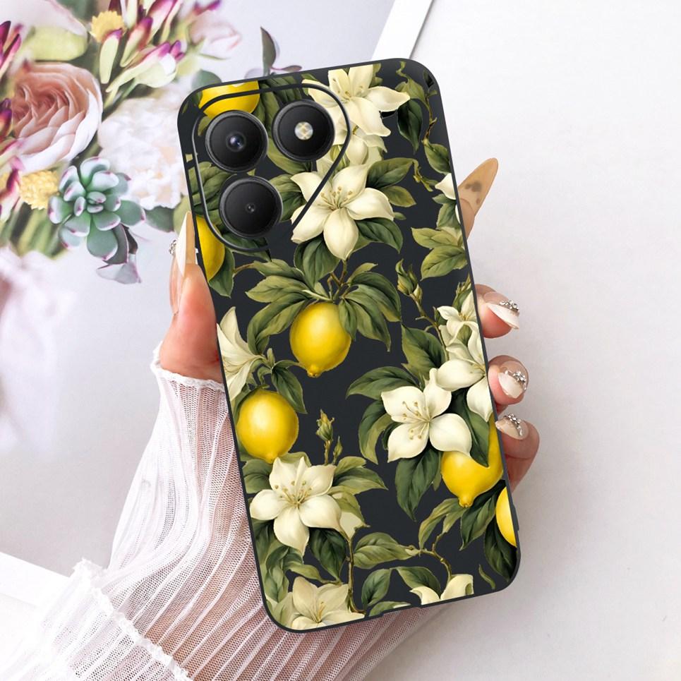 Чехол для Tecno Pova 7 4G 5G LJ6 LJ7 Чехол для телефона Pova 7 Pro Pova7 Ultra Чехлы Милые Мультяшные Животные Дракон Лев Мягкая Черная Крышка