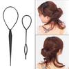 Hot Multifunction Styling Lady Girls Women Ponytail Hair Braid Loop Pull Pin Styling Tools