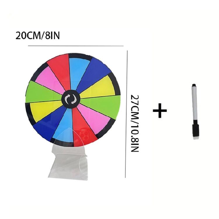 Настольная рулетка для розыгрыша призов, колесо для игры с призами, рулетка для удачных розыгрышей, вращающееся колесо для вечеринок, собраний, карнавалов