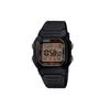 Стандартная серия Модный тренд ЖК-дисплей Кварцевый механизм Пластиковый ремешок Часы Мужские часы Черный W-800HG-9A