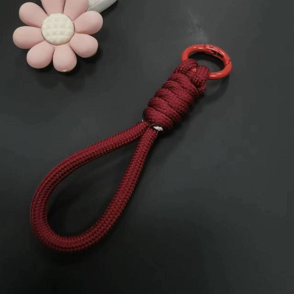 Плетеный тканый подвесной шнур, красочный брелок, прочный шнурок на запястье