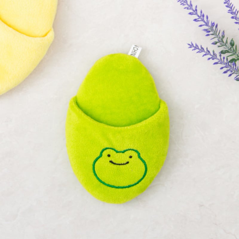 [Питомец] Вышитая игрушка-тапочка Лягушка