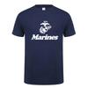 Summer Marine Corps US Marine Corps Military Letter Printed Men's Round Neck T-shirt 100%CottonCasual Outdoor Short Sleeve Large