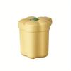 1 mini flower shaped household desktop trash can, suitable for bathrooms, bedrooms, and desktops