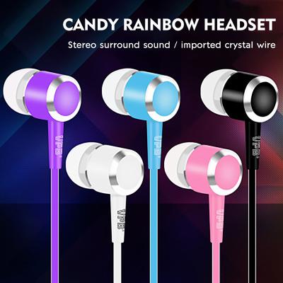 Внутриканальные наушники Heavy Bass Universal Stereo Sound Crystal Line Sports Ear Berers
