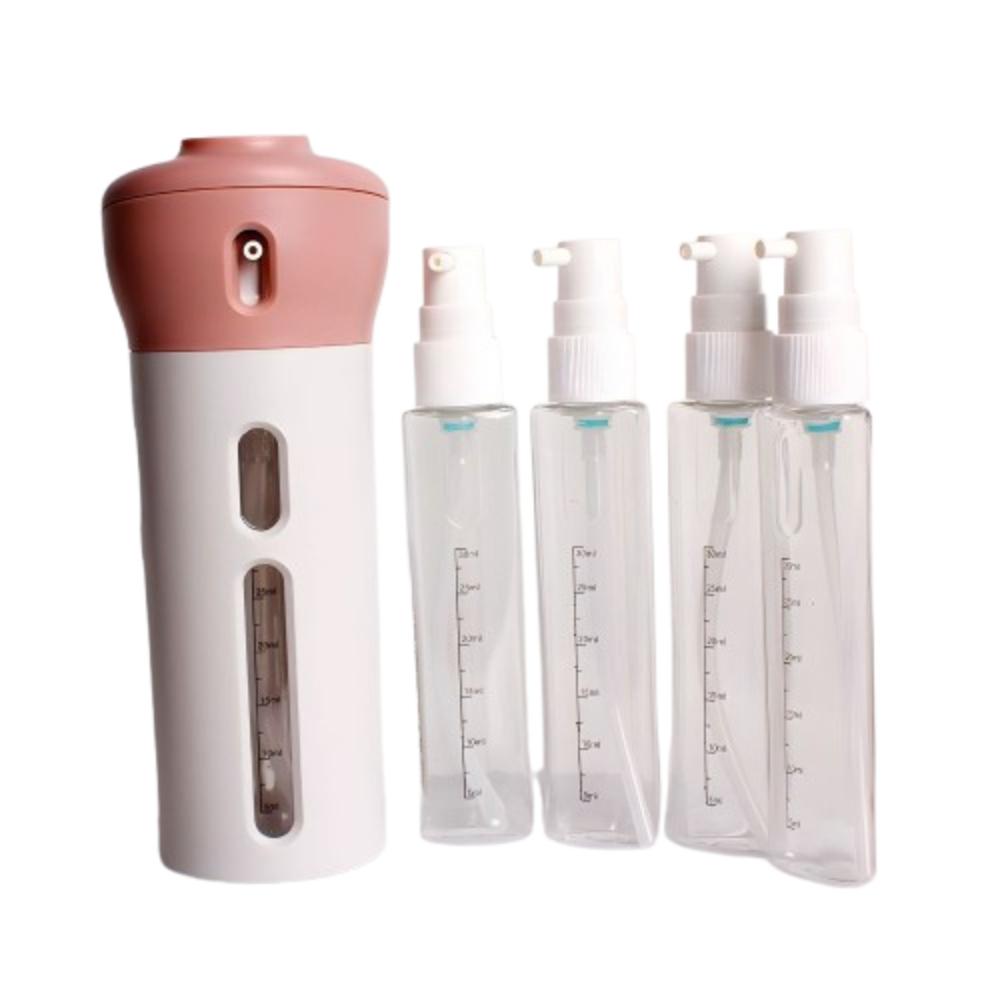 4 шт./набор 4 в 1 флакон-дозатор для жидкости 45 мл набор для прессования контейнеров флакон для лосьона дезинфицирующее средство для рук