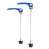 1 Pair Mountain Bike Skewers Road Bicycle Quick Release Front Rear Axle Skewer Set (Blue)