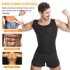 Мужской тренажер для талии, спортивный жилет, корсет для тренировок, майки, корректирующее белье для похудения, компрессионная рубашка, костюм для сауны, термомайка