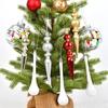 Painted Irregular Gourd Shape Christmas Tree Hanging Ornaments
