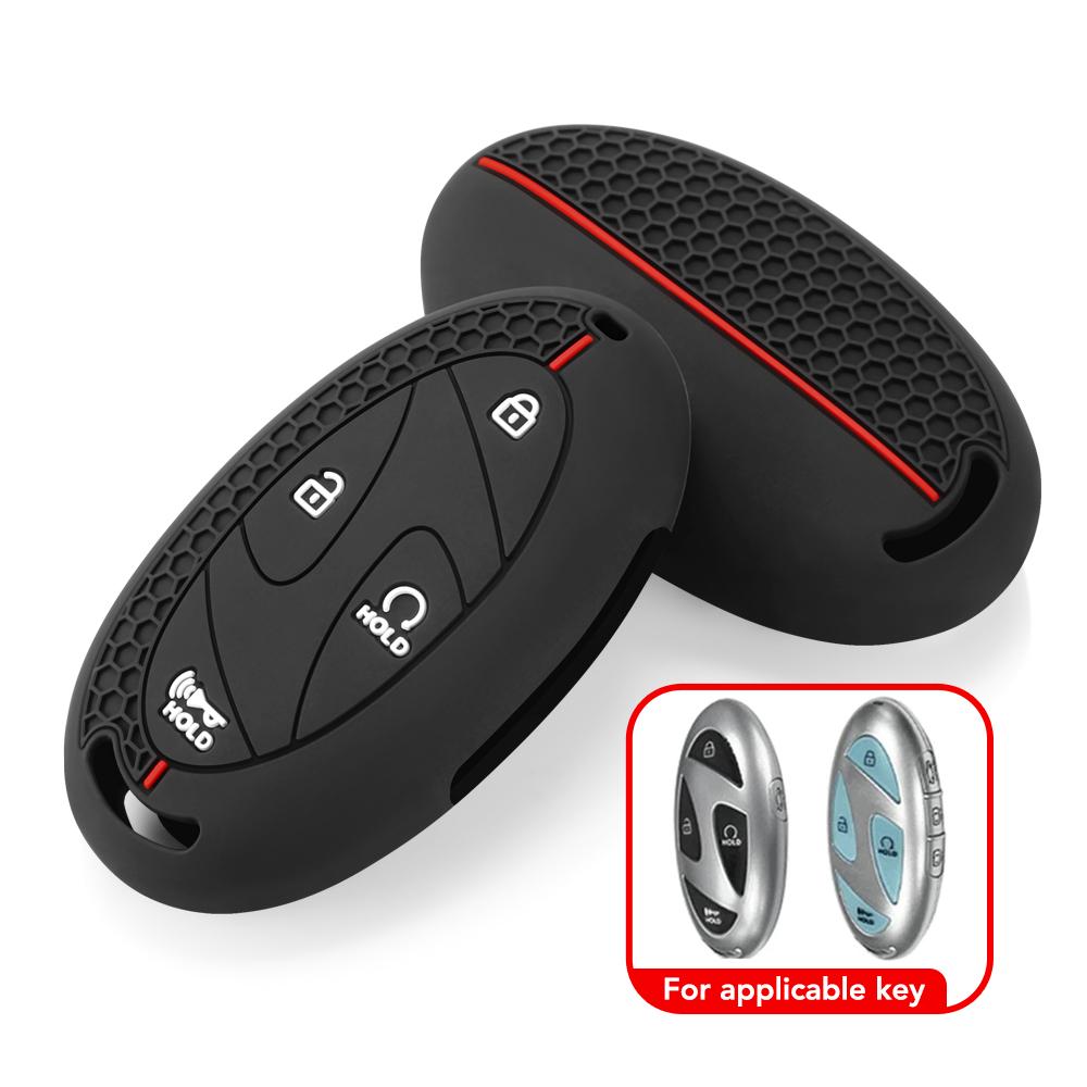 Smart Remote Key Shell Fob Silicone Car Key Case for Hyundai 5/7 Buttons Grandeur GN7 KONA Ev 2023 Lonic 6 Auto Cover Accessories